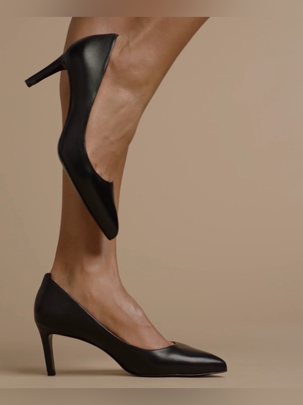 Inez Lola Heels in Black Nappa size 7 Wide